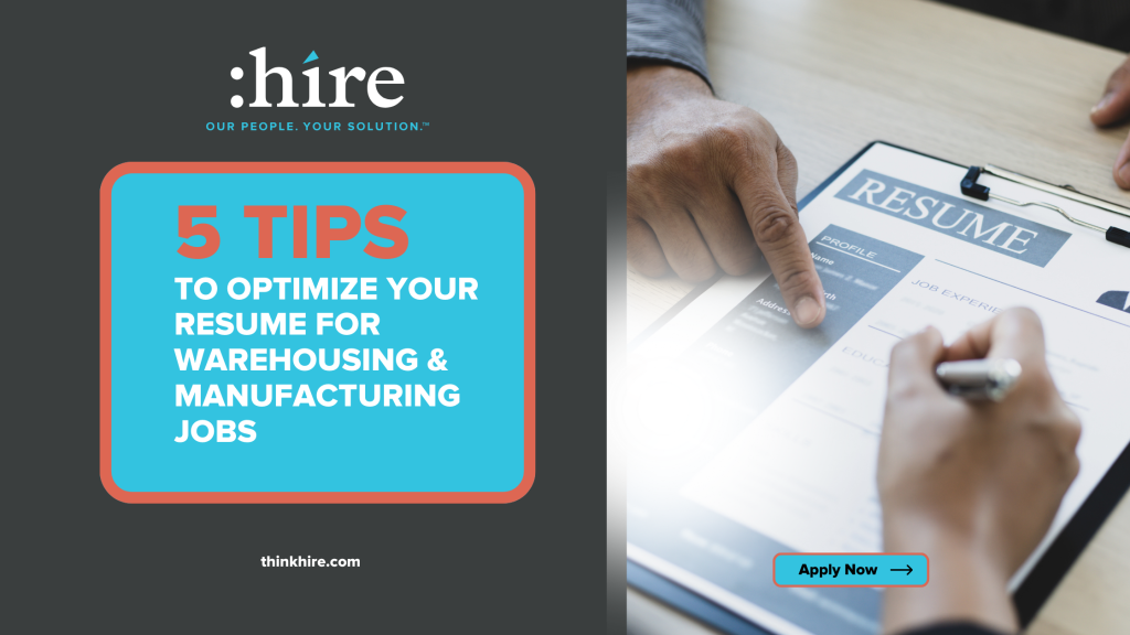 optimize resume, resume tips